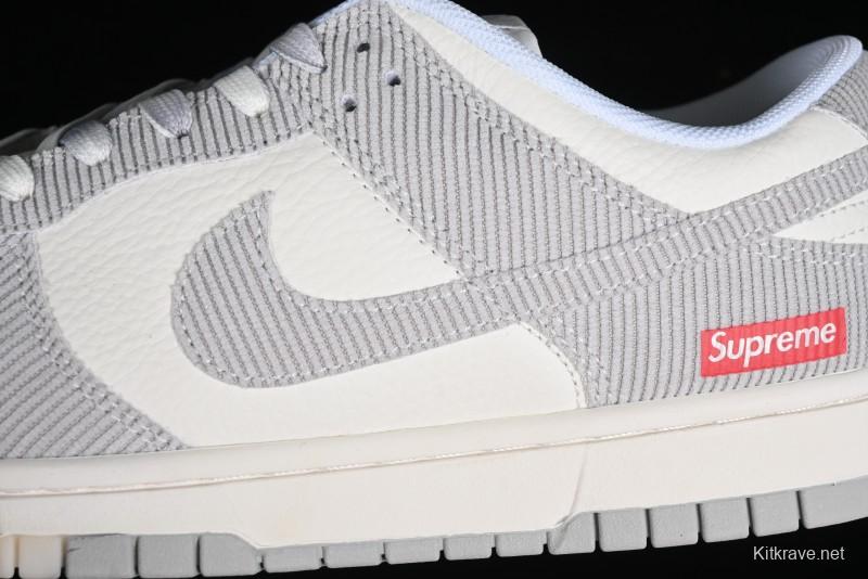 Nike SB Dunk Low Supreme Collaboration Anniversary Customized Casual Sneakers - FC1688-143