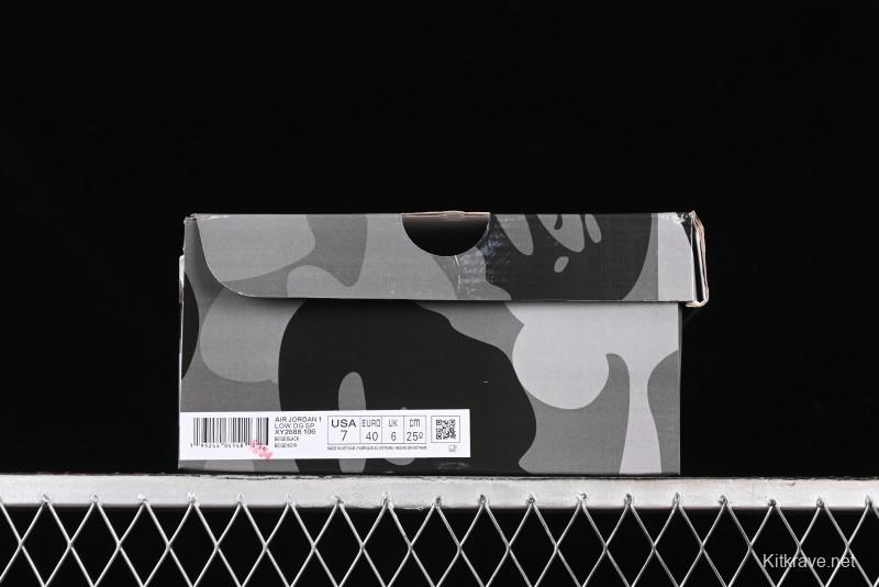 Nike Travis Scott x Fragment Design x Air Jordan 1 Low OG SP Sneakers - XY2688-106