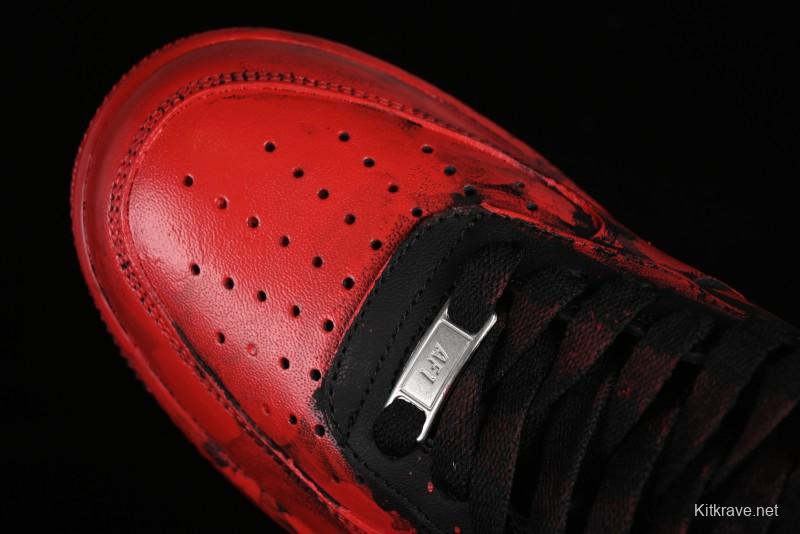 Nike Air Force 1 '07 Low 2D Hand-Painted Anatomy Scene Casual Sneakers - CW2288-011