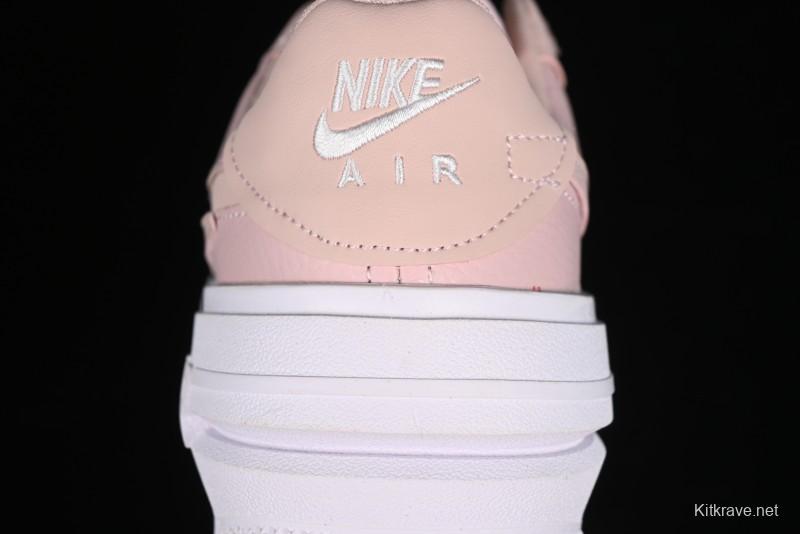 Nike Air Force 1 PLT Low-Top Casual Sneakers with Speed-Inspired Swoosh Design - DJ9946-602