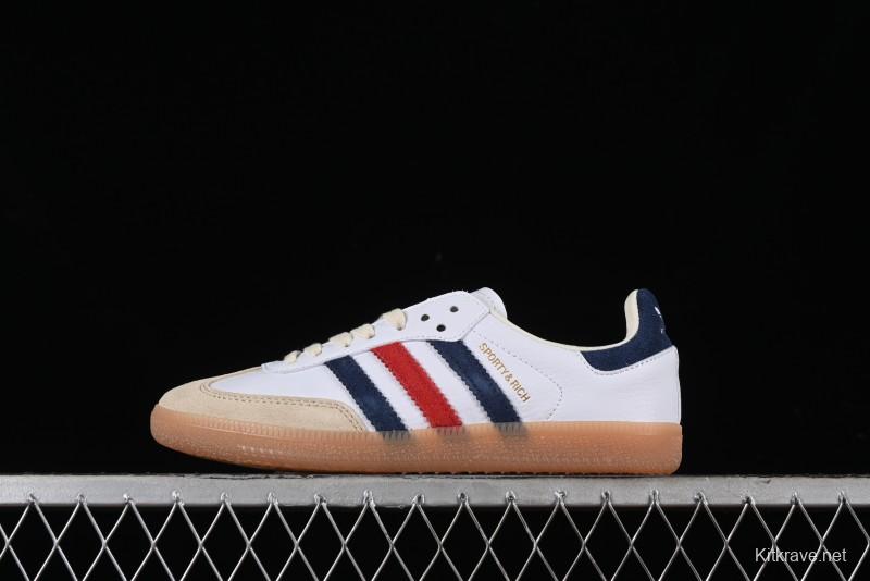 Adidas Originals Samba OG Sporty&Rich Retro Casual Sneakers - IH8338