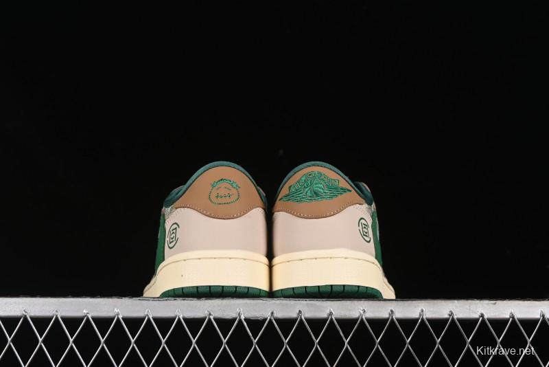 Nike Travis Scott x Fragment Design x Air Jordan 1 Low OG SP AJ1 Retro Sneakers - JH6088-611