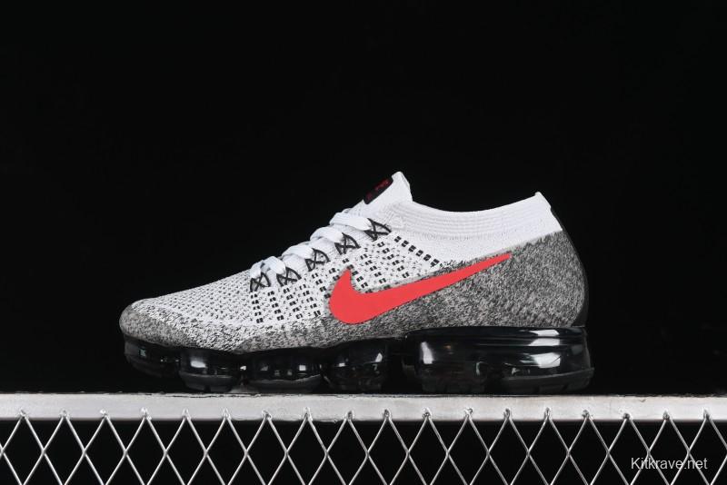 Nike Vapormax Flyknit Breathable Casual Running Shoes with Full-Length Air Cushion - 849558-020