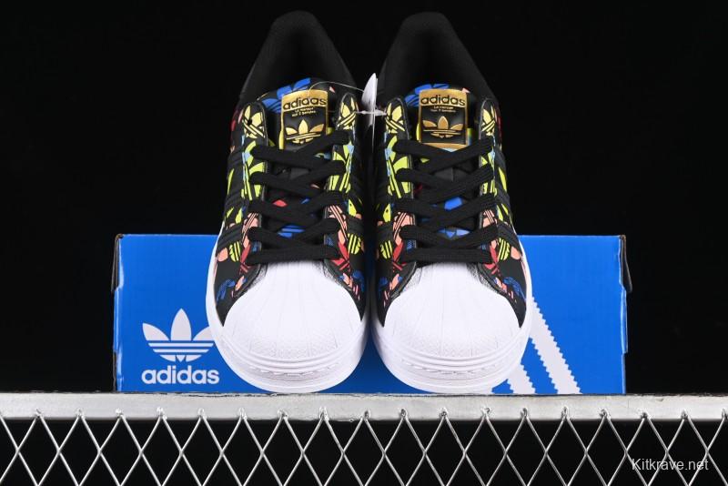 Adidas Superstar H00182 Casual Sneakers with Shell Toe Design - H00182