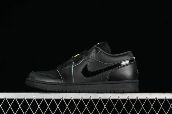 Nike Air Jordan 1 Low Black Cat Basketball Shoes - HM3690-001