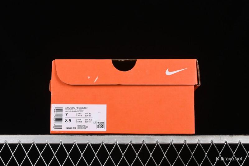 Nike Air Zoom Pegasus 41 Breathable Lightweight Running Shoes with Cushioning - HQ3220-100