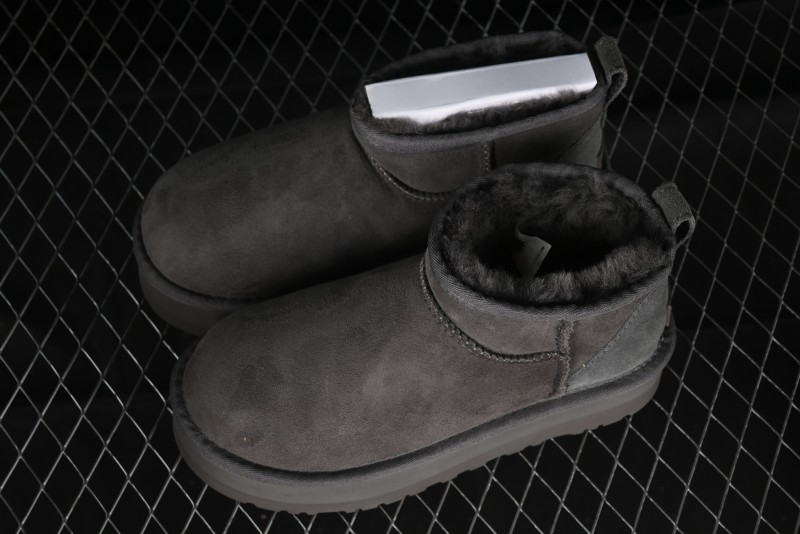 UGG Classic Ultra Mini Platform 3CM Wool Blend Mini Short Boots - 1135092