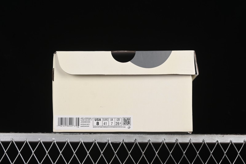 Nike Travis Scott x Fragment Design x Air Jordan 1 Low OG SP AJ1 Levi's Collaboration - White Blue Canvas Low Top Casual Sneakers - JH6088-605