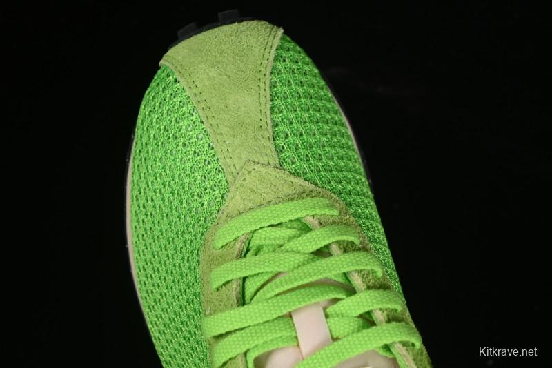 Nike Stussy Roshe Run LD-1000 Comfortable Versatile Non-Slip Durable Waffle Low-Top Casual Running Shoes - FQ5369-300