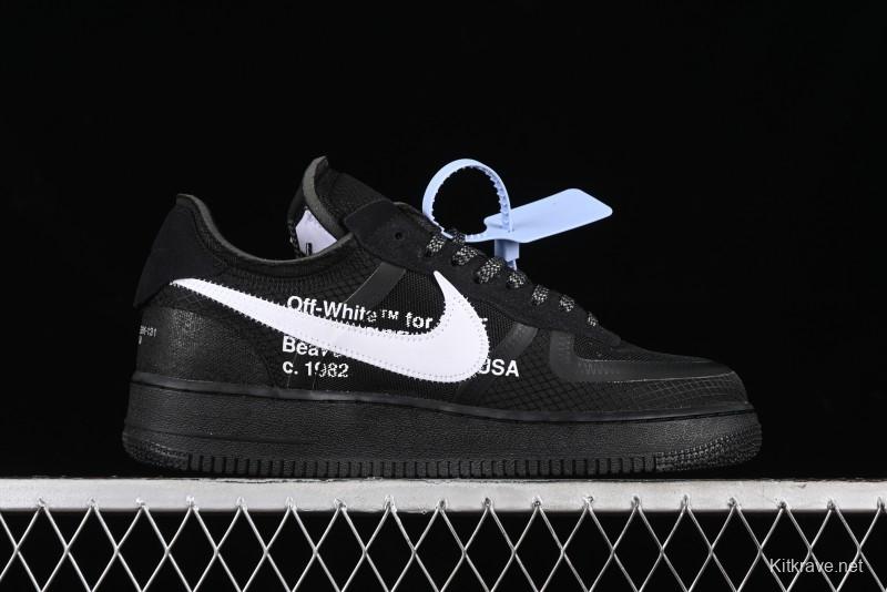 Nike Off White x Air Force 1 Low OW Transparent Black - AO4606-001
