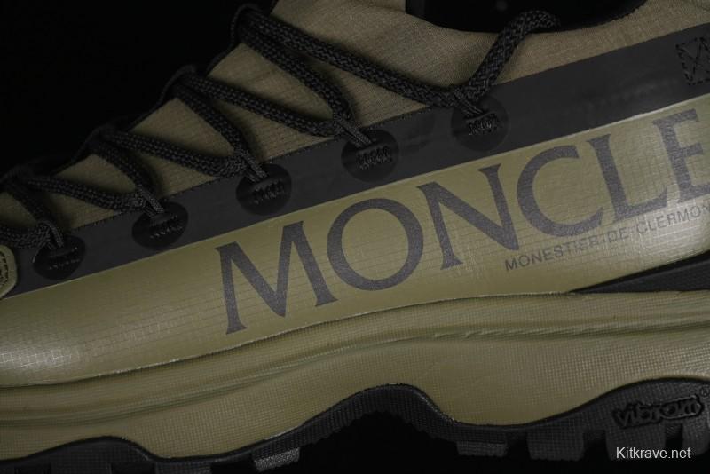 Moncler Trailgrip GTX Mountain Outdoor Shoes with Cordura Nylon Gore-Tex Waterproof Vibram Outsole - M00090M3457