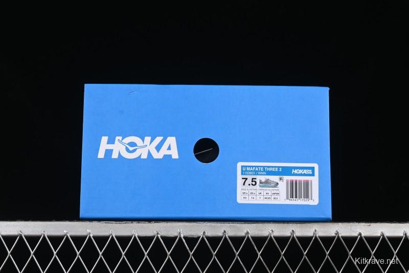 Hoka Mafate Three 2 Ultra-Lightweight Cushioned Trail Running Shoes - 1153931 WNN