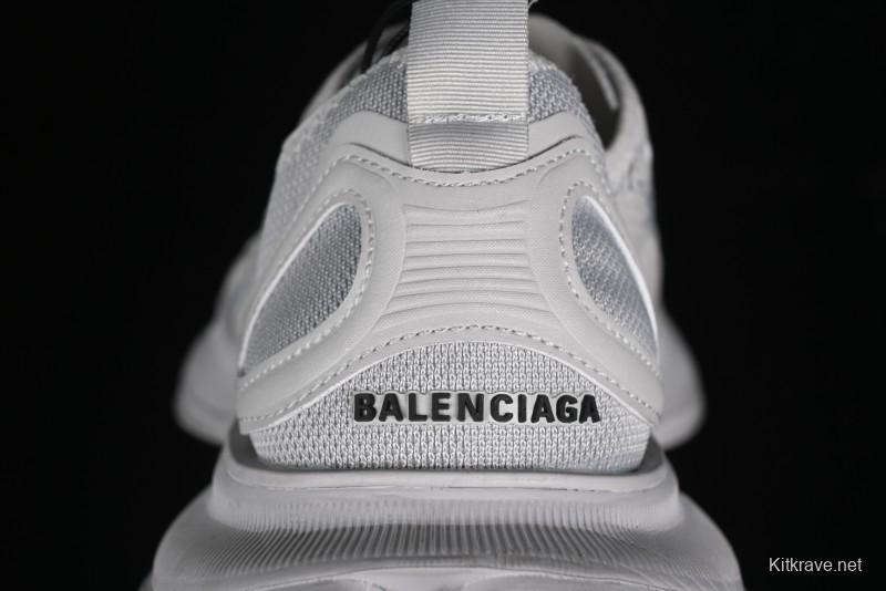 Balenciaga Circuit Lightweight Distressed Print Round-Toe Fashion Casual Shoes - WFLGY1010