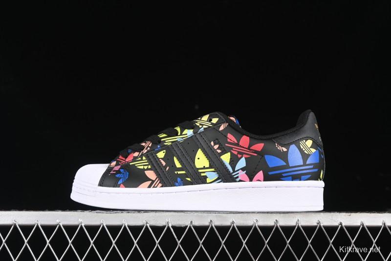 Adidas Superstar H00182 Casual Sneakers with Shell Toe Design - H00182