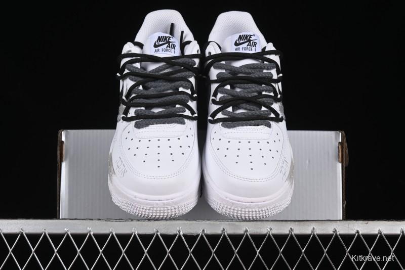 Nike Air Force 1 '07 Low Peace Dove Spray Custom Low-Top Casual Sneakers - ZH0316-031