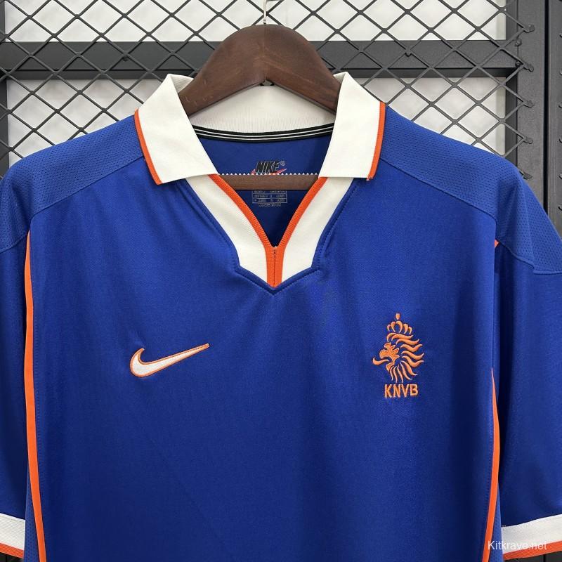 1998 Retro Netherlands Home Retro Jersey