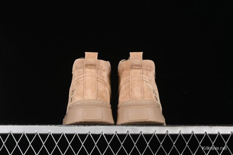 Timberland Outdoor Mid-Top Casual Martin Boots with Premium Suede Leather - TB10072SAND