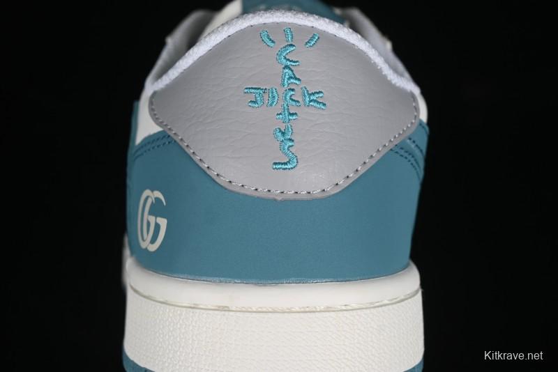 Nike Travis Scott x Fragment Design x Air Jordan 1 Low OG SP AJ1 Retro Sneakers - LJ5188-022