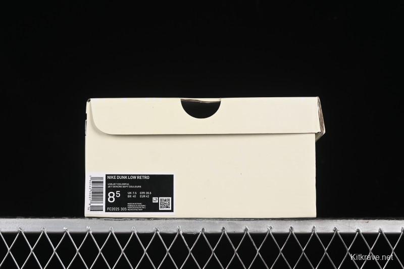 Nike SB Dunk Low Gucci Collaboration - Ink Splatter White Swoosh Anniversary Custom Low-Top Casual Sneakers - FC2025-305