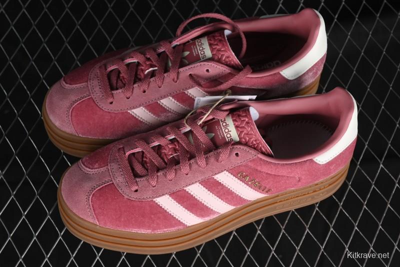 Adidas Originals Gazelle Bold IG4389 Low-Top Sneakers with Thick Sole for Slip Resistance and Durability