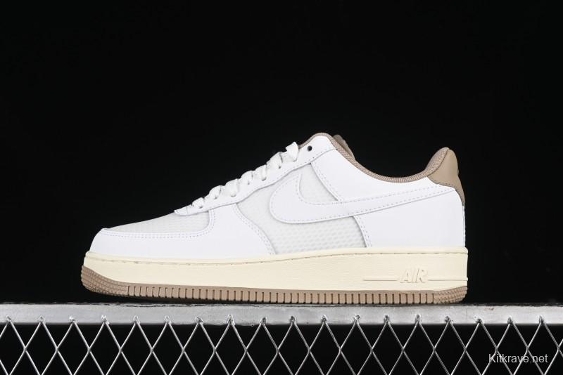Nike Air Force 1 '07 Low Casual Sneakers with Full-Length Air Cushion - FZ5225-100