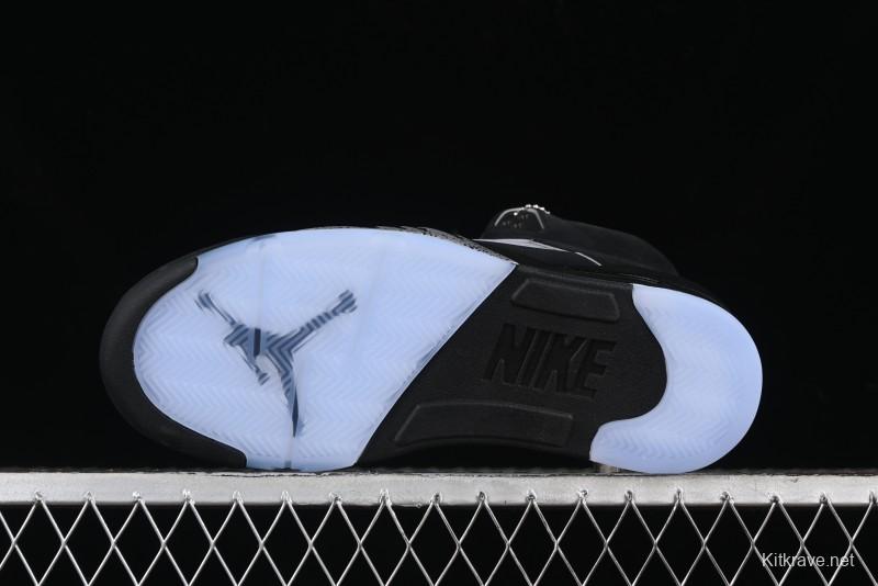 Nike Air Jordan 5 Retro Black Metallic Reimagined Basketball Shoes - HF3975-001