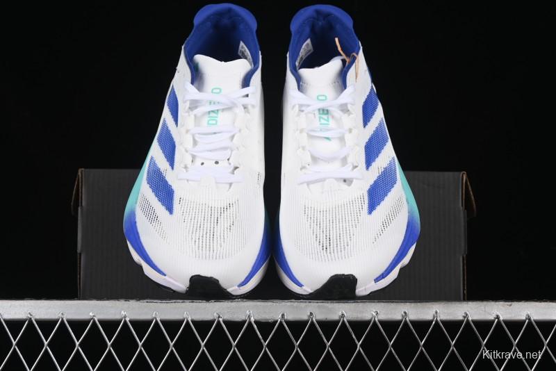Adidas Adizero Boston 12 Junior Running Shoes with Lightstrike Pro and ENERGYROD - JR2731