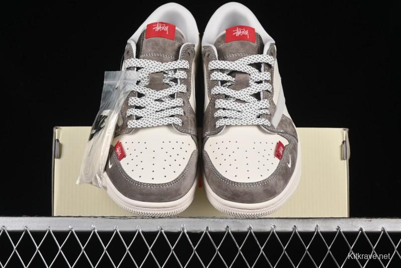 Nike Travis Scott x Fragment Design x Air Jordan 1 Low OG SP AJ1 - SJ2068-136