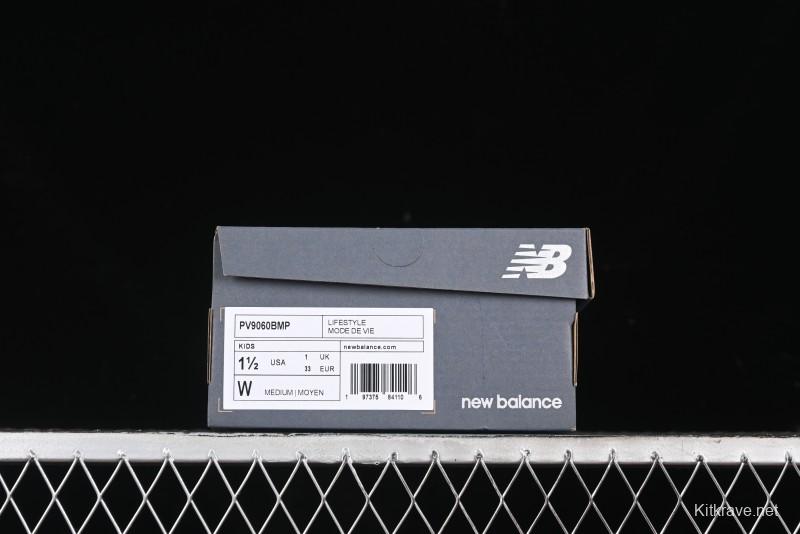 New Balance 9060 Series Kids Hook and Loop Sneakers - PV9060BMP