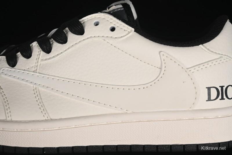 Nike Travis Scott x Fragment Design x Air Jordan 1 Low OG SP AJ1 Retro Casual Sneakers - LJ5188-025