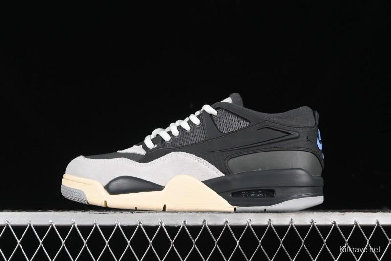Nike Air Jordan 4 Remastered Sneakers in Black Grey - FQ7938-002