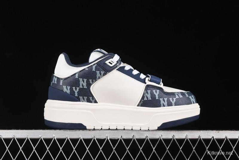 MLB Chunky Liner New York Yankees Lightweight Platform Sneakers with 6cm Height Increase - 3ASXCDN3N50NYD