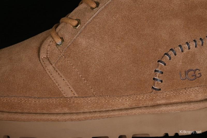 UGG Neumel Moc Ankle Boots in Chestnut Suede with Premium Comfort - 1153631