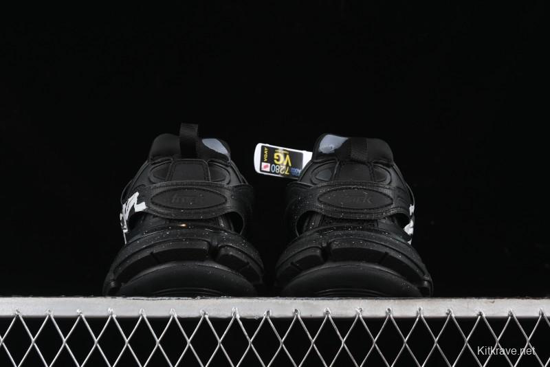 Balenciaga Track Sneaker with Transparent Heel Strap - WTRHW1090