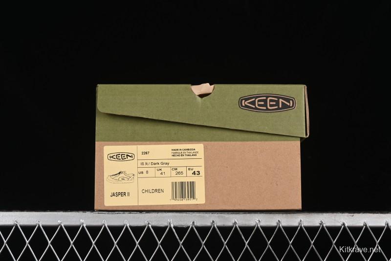 Keen Jasper Japanese Street 2.0 Retro Outdoor Shoes - 2267 Dark Grey