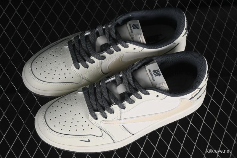 Nike Travis Scott x Fragment Design x Air Jordan 1 Low OG SP AJ1 Casual Sneakers - DM7866-018