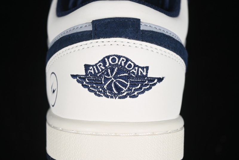 Nike Air Jordan 1 Low Retro Basketball Shoes in White Grey Blue - DC2024-026