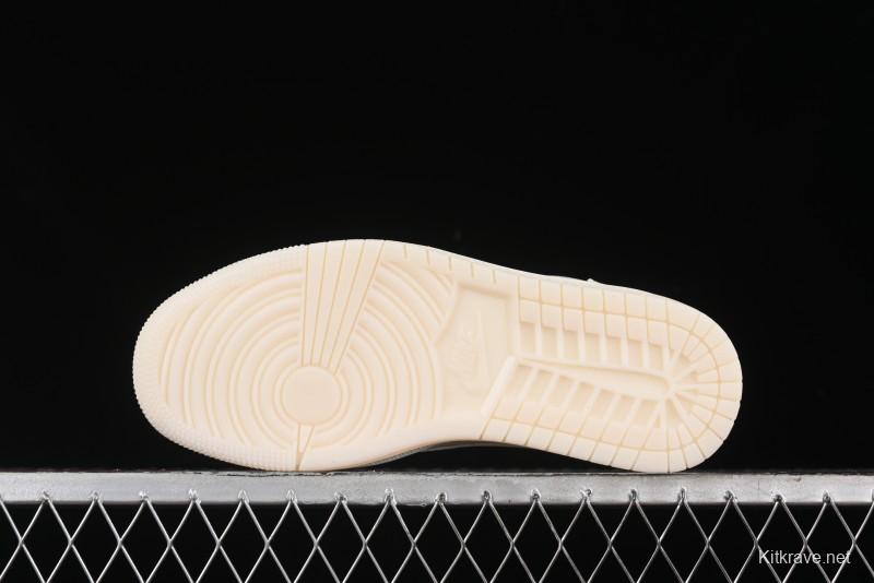 Nike Travis Scott x Fragment Design x Air Jordan 1 Low OG SP AJ1 Burberry Collaboration - BB6588-313