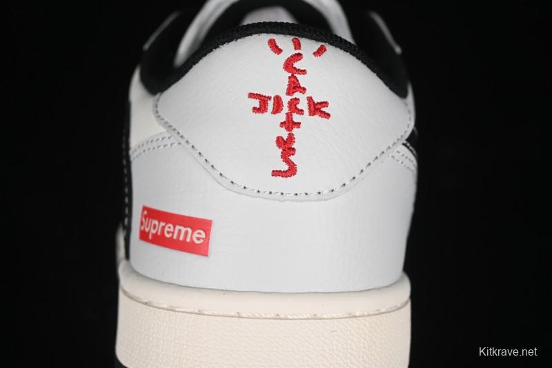 Nike Travis Scott x Fragment Design x Air Jordan 1 Low OG SP AJ1 Supreme Collaboration - Mist Blue Low-top Casual Sneakers - SJ2068-119