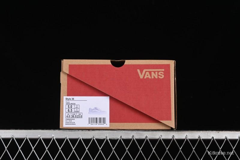Vans Caldrone Chunky Low-Top Casual Sneakers in Lilac Purple - VN0A5JMIZS0