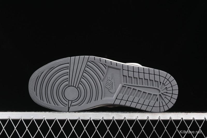 Nike Air Jordan 1 Low Retro Basketball Shoes with Custom Bear Collaboration - SJ9950-018