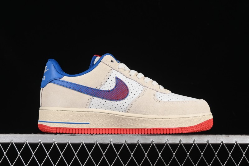 Nike Air Force 1 '07 Low Casual Sneakers with Full-Length Air Cushion - HQ3618-113