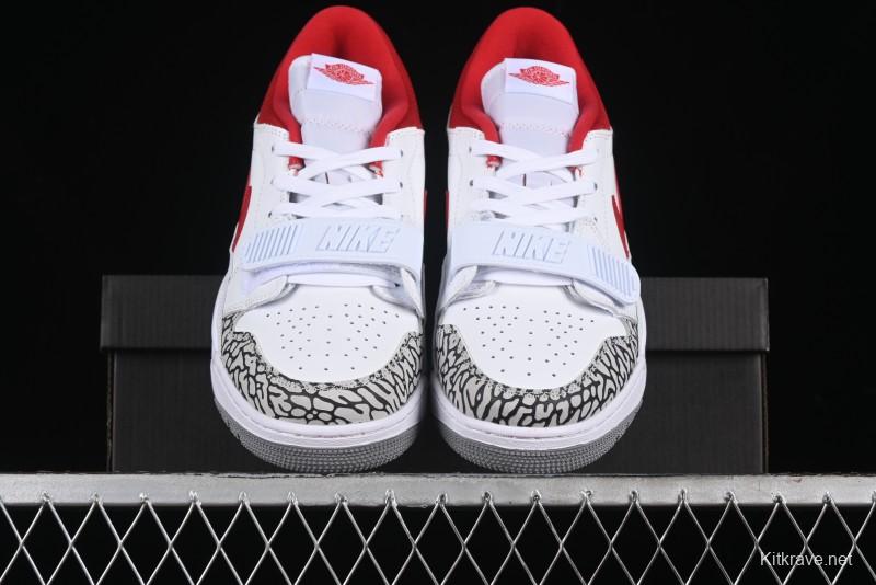 Nike Air Jordan Legacy AJ312 Low Sneakers with Triple Strap Design - FQ7827-106
