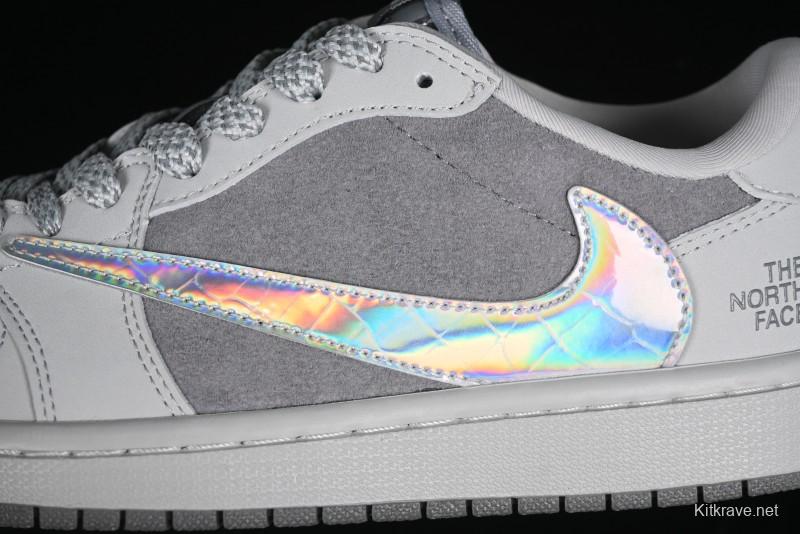 Nike Travis Scott x Fragment Design x Air Jordan 1 Low OG SP AJ1 Low Top Casual Sneakers - AG3702-803