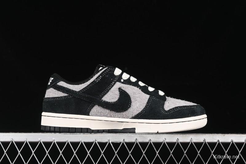 Nike SB Dunk Low Stussy Series - Grey Black with Black Swoosh Anniversary Custom Low-Top Casual Skate Shoes - MM1089-028
