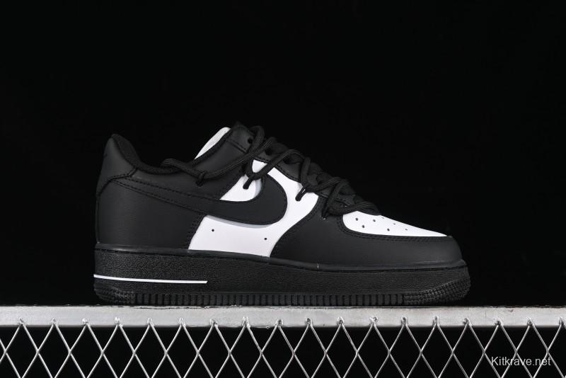 Nike Air Force 1 '07 Low Retro Street Spray White Peach Bubble Casual Sneakers - ZH0316-038