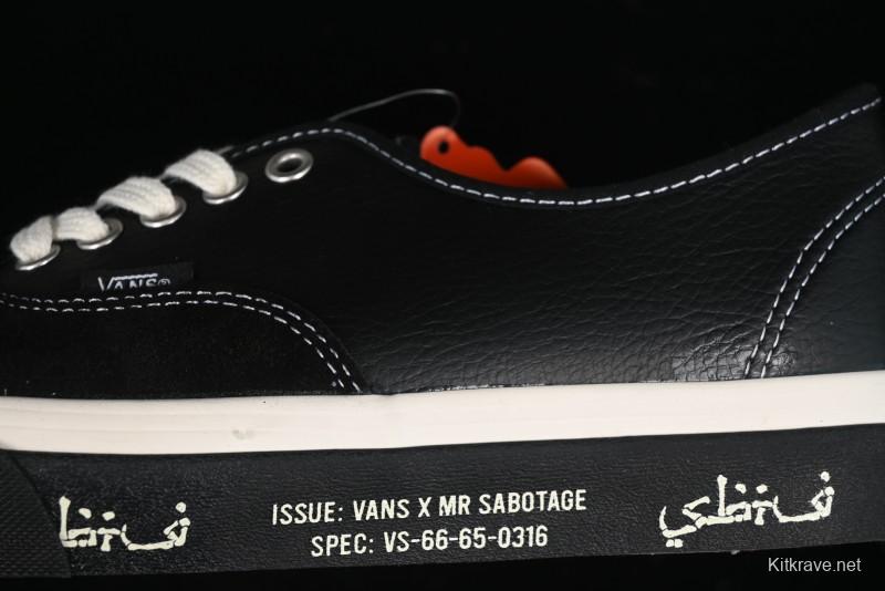 Vans Authentic Low-Top Canvas Sneakers with Vulcanized Sole - VN000BW5BPR