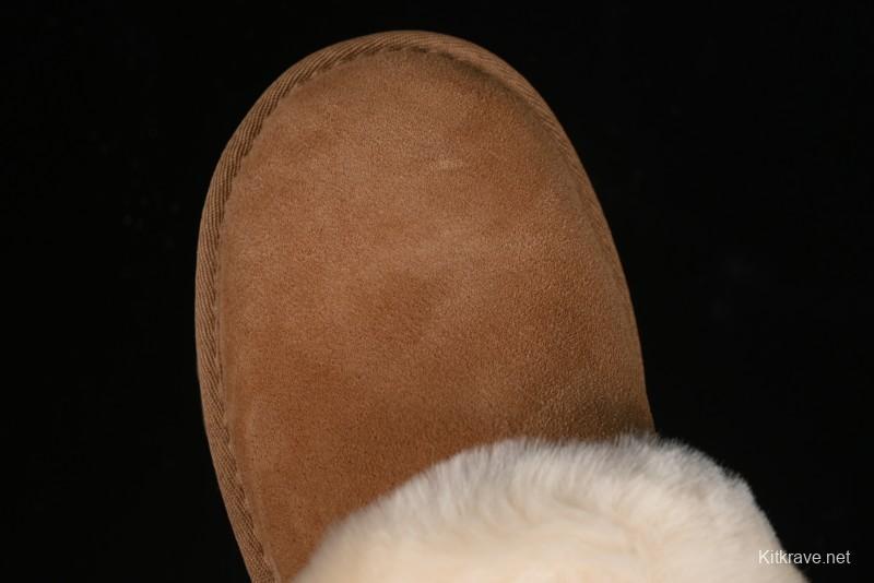 UGG Nita Platform Shearling Lined Winter Boots with Leather Upper - 1166733