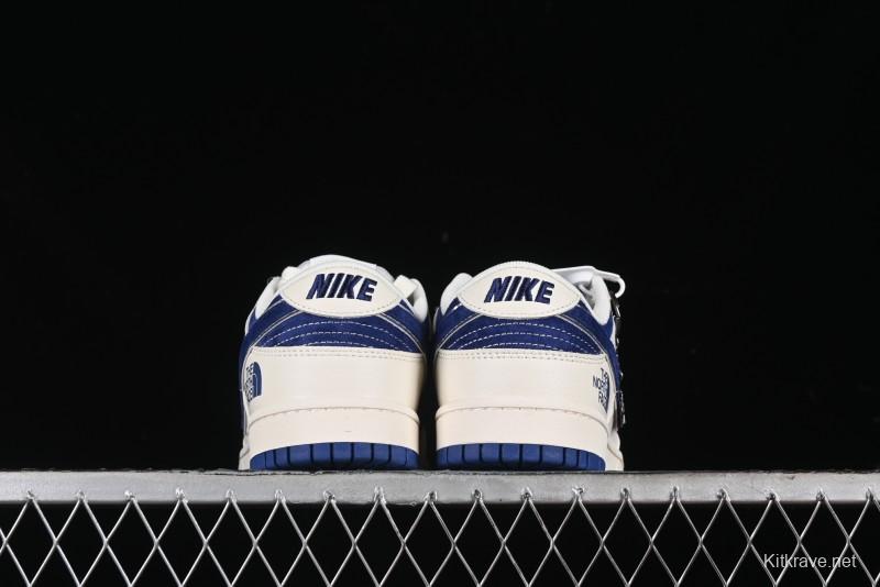 Nike SB Dunk Low The North Face Collaboration - Anniversary Edition Customized Low-Top Casual Skate Shoes - DQ10998-512