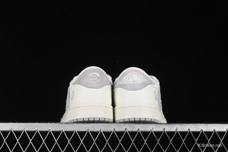 Nike Travis Scott x Fragment Design x Air Jordan 1 Low OG SP AJ1 Casual Sneakers - JH6088-701